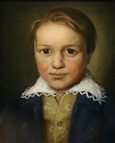 unknow artist Portrait der dreizehnjahrige Beethoven oil painting picture